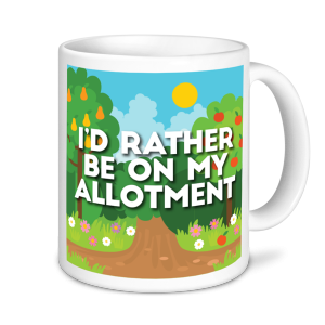 Gardening Mugs - I'd Rather be on My Allotment